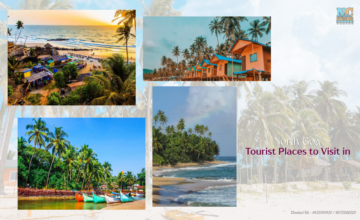 North Goa tourist spots, must-visit places in North Goa, 
